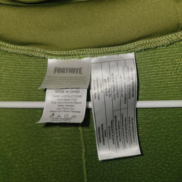 Fortnite Kids Spirit Halloween Costume - Excellent Size Kids 8-12 "Rex" - Picture 6 of 16